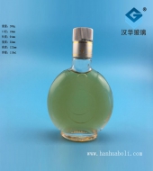100ml扁圆玻璃小酒瓶