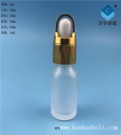 10ml花篮盖磨砂玻璃滴管精油瓶