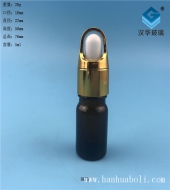 5ml花篮盖茶色玻璃滴管精油瓶