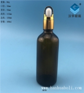 100ml茶色玻璃滴管精油瓶