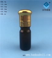 5ml电镀大头盖茶色玻璃精油瓶