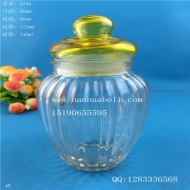 340ml出口竖条密封玻璃罐