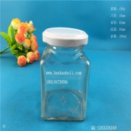 200ml方形麻辣酱玻璃瓶